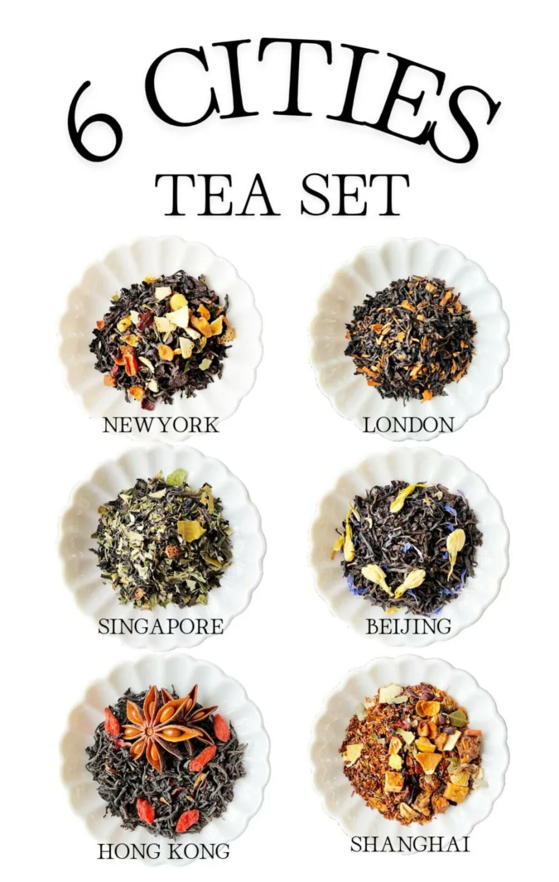 6シティーブレンド（旅する紅茶シリーズ）※茶葉のお取り寄せ